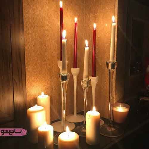 انواع ایده برای تزیین شمع