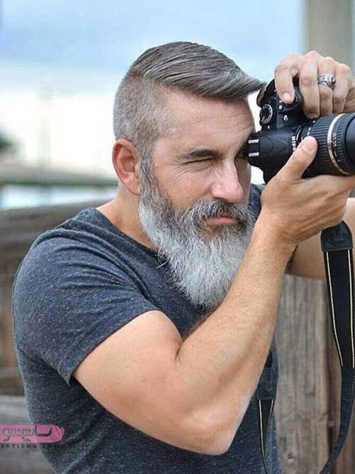 ریش بلند مردانه برای افراد مسن
