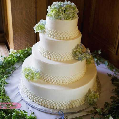 تزیین کیک چن طبقه برای عروسی