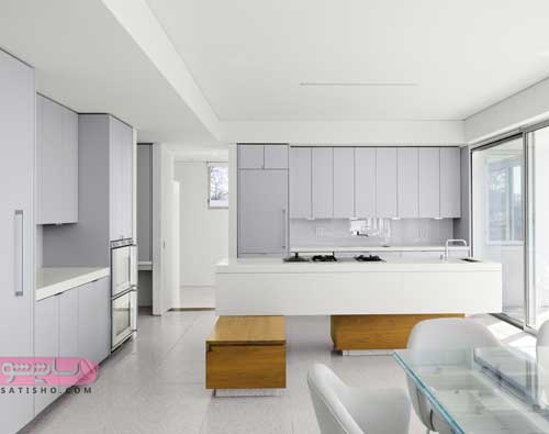 نمونه های لاکچری و جدید کابینت آشپزخانه به رنگ سفید