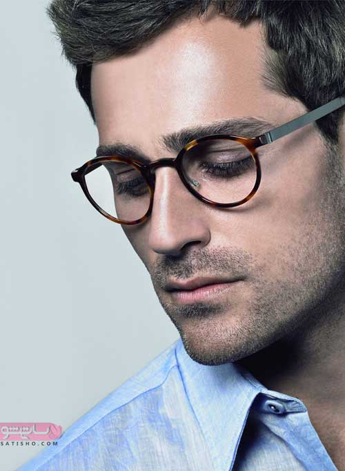 مدل عینک با فریم کلاسیک مردانه 98