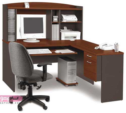 میز کامپیوتر چوبی 2019