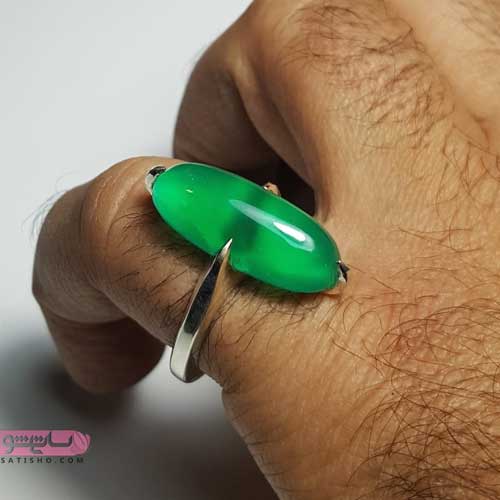 خواص انگشتر عقیق سبز مردانه