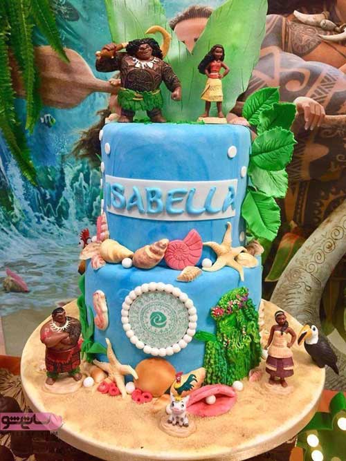 تم تولد کودکانه برای تزیین کیک