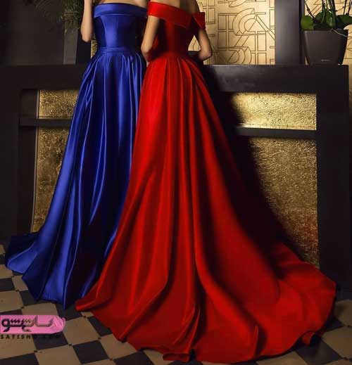 شیک ترین مدل لباس مجلسی بارداری جدید 98 در طرح و رنگ های زیبا و جذاب