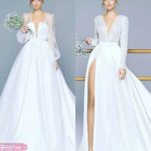 عکس های مدل لباس عروس جدید ویژه سال 2019 (50 عکس)