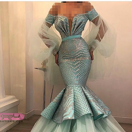 لباس مجلسی مدل ماهی شیک اینستاگرام