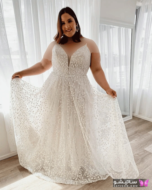 اجاره لباس عروس سایز بزرگ