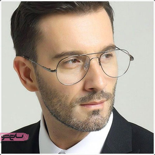 عکس عینک طبی مردانه و پسرانه مناسب صورت بیضوی