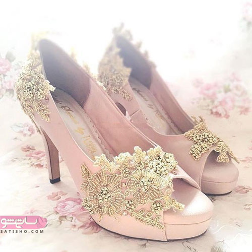 عکس زیباترین کفش عروس