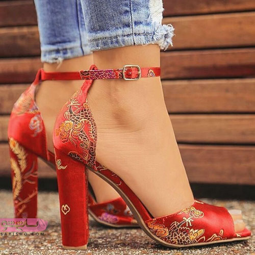 ۵۱ مدل کفش مجلسی قرمز دخترانه و زنانه