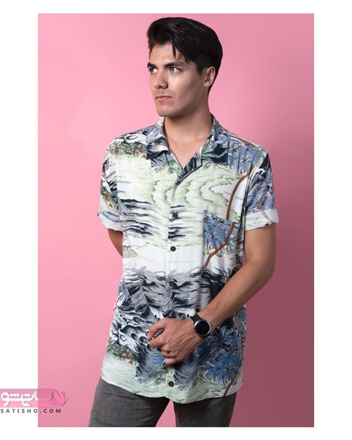 استایل زیبای هیپستر با پیراهن هاوایی مردانه