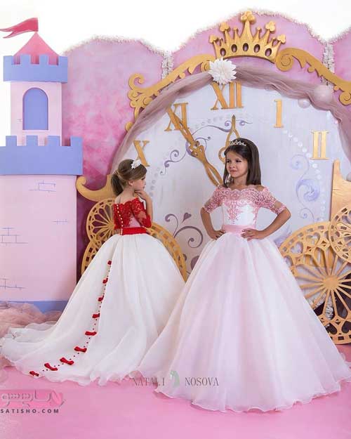 مدل لباس پرنسسی زیبا برای دختر بچه ها