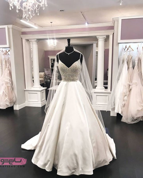 61 عکس از جذاب ترین و باکلاس ترین مدل لباس عروس پرنسسی 2019