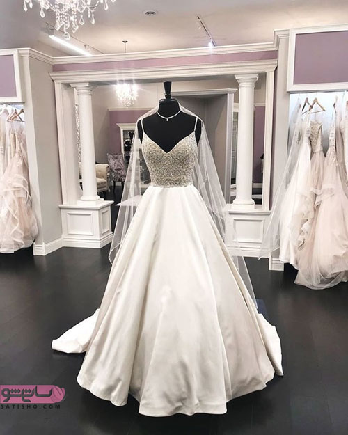 61 عکس از جذاب ترین و باکلاس ترین مدل لباس عروس پرنسسی 2019