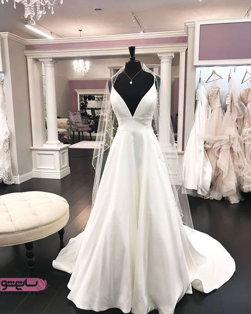مدل لباس عروس پرنسسی 2019 شیک