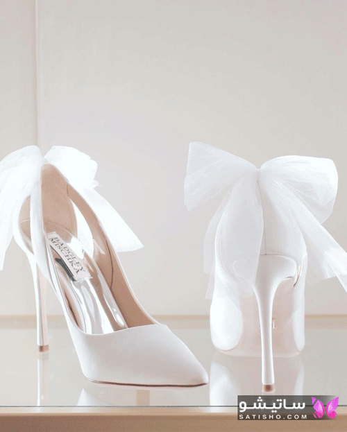 مدل کفش عروس سفید ساده 