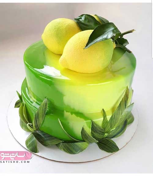 تزیین کیک با میوه 