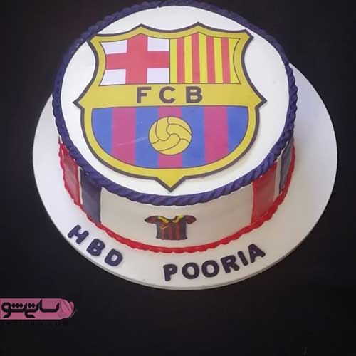 کیک تولد مخصوص طرفداران بارسلونا