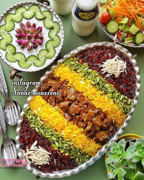 تزیین غذا و سفره ایرانی 1401