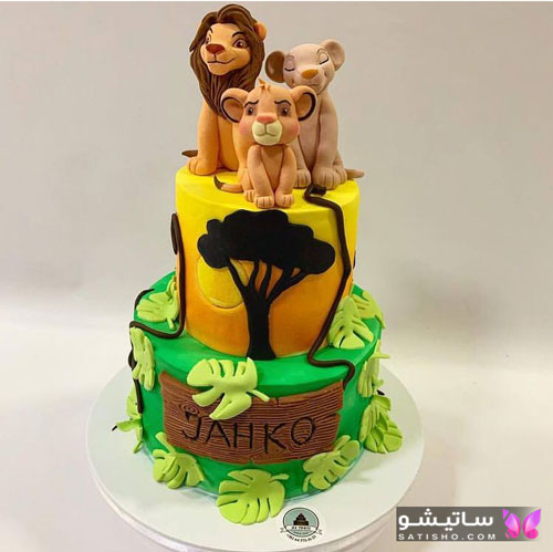 مدل کیک تولد شیر شاه