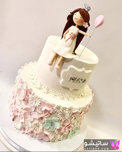 عکس کیک عولد دخترانه جدید