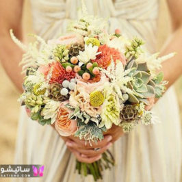 دسته گل عروس ایرانی
