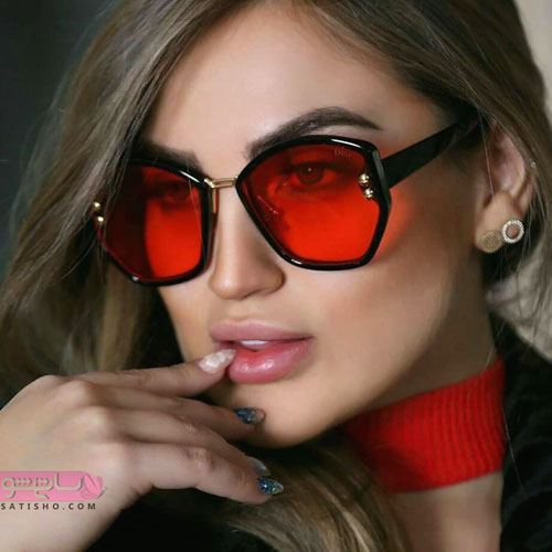 زیباترین مدل عینک آفتابی زنانه با فریم چند ضلعی