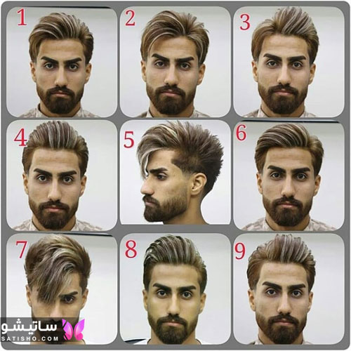 انواع مدل مو کوتاه مردانه با ریش