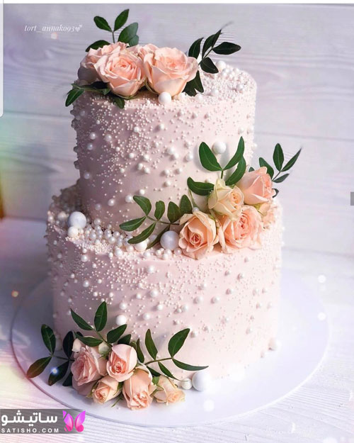 مدل کیک دو طبقه برای عروسی