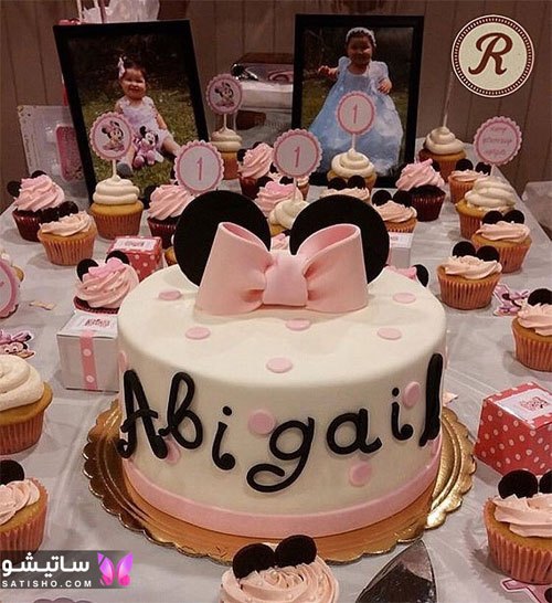 تزیین کیک تولد دخترانه 