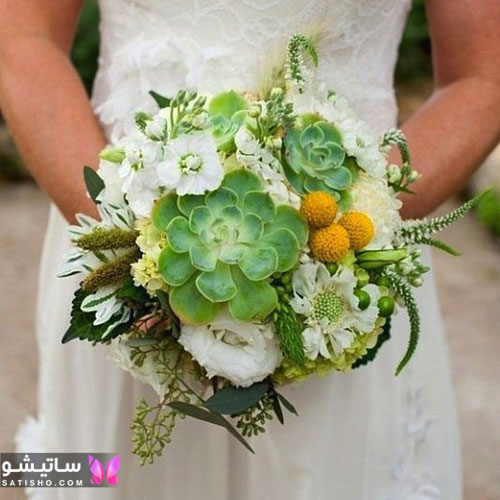 انواع دسته گل عروس ایرانی