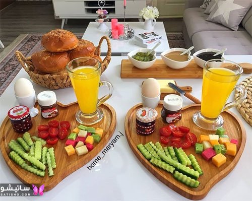 تزیین میز صبحانه به سبک ترکی