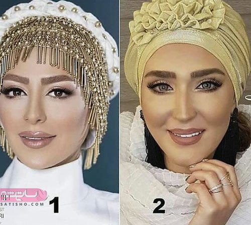عکس عروس ایرانی قبل و بعد از آرایش