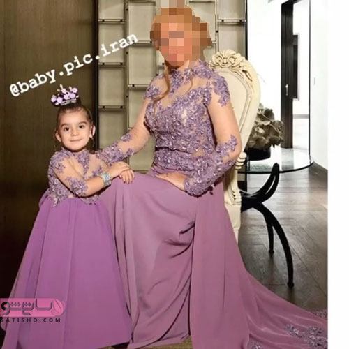 مدلهای لباس مجلسی ست مادر و دختر