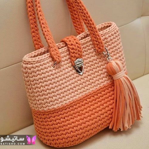 کیف دوشی زنانه نارنجی