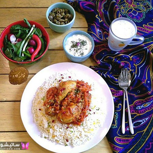تزیین سفره صبحانه ایرانی