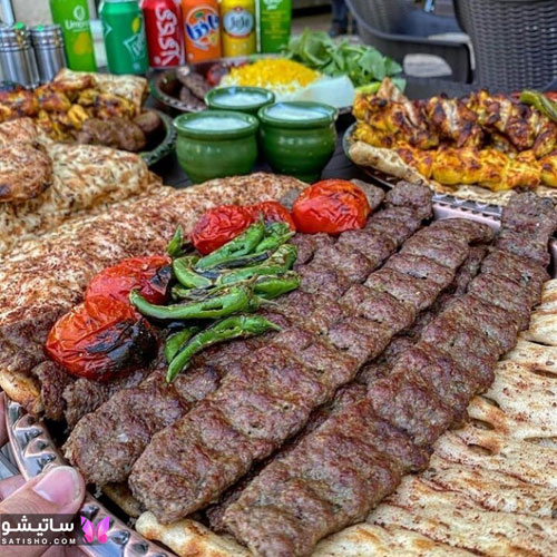 عکسهای تزیین غذای کباب برای سفره ایرانی
