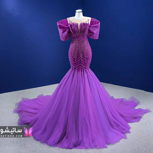 ۴۰ مدل لباس مجلسی لاکچری - لباس مجلسی رنگ سال ۲۰۲۲
