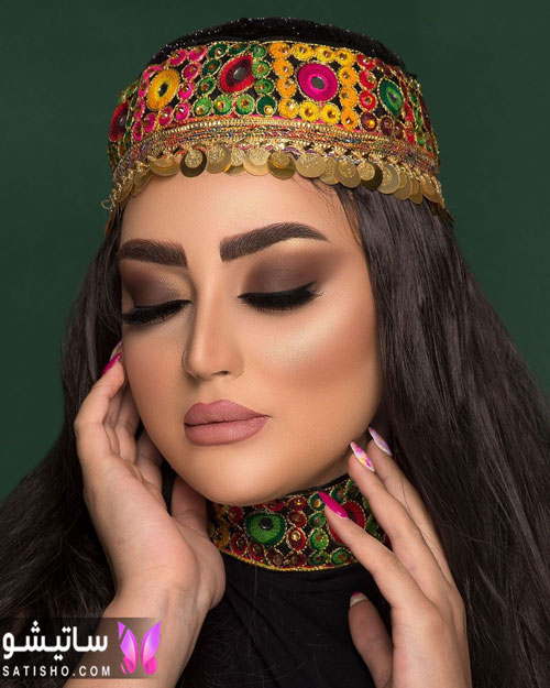 مدل آرایش عربی ساده 