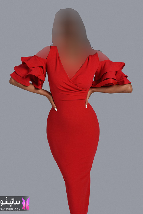 لباس مجلسی قرمز 