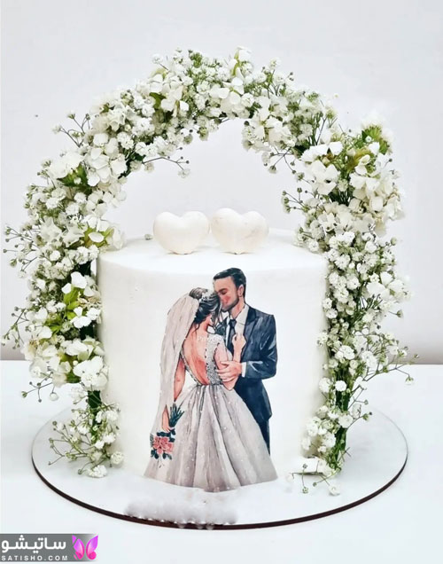 کیک دونفره برا سالگرد ازدواج