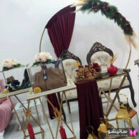 تزیین وسایل شب یلدا برای عروس 1402 – تزیین سفره یلدا عروس
