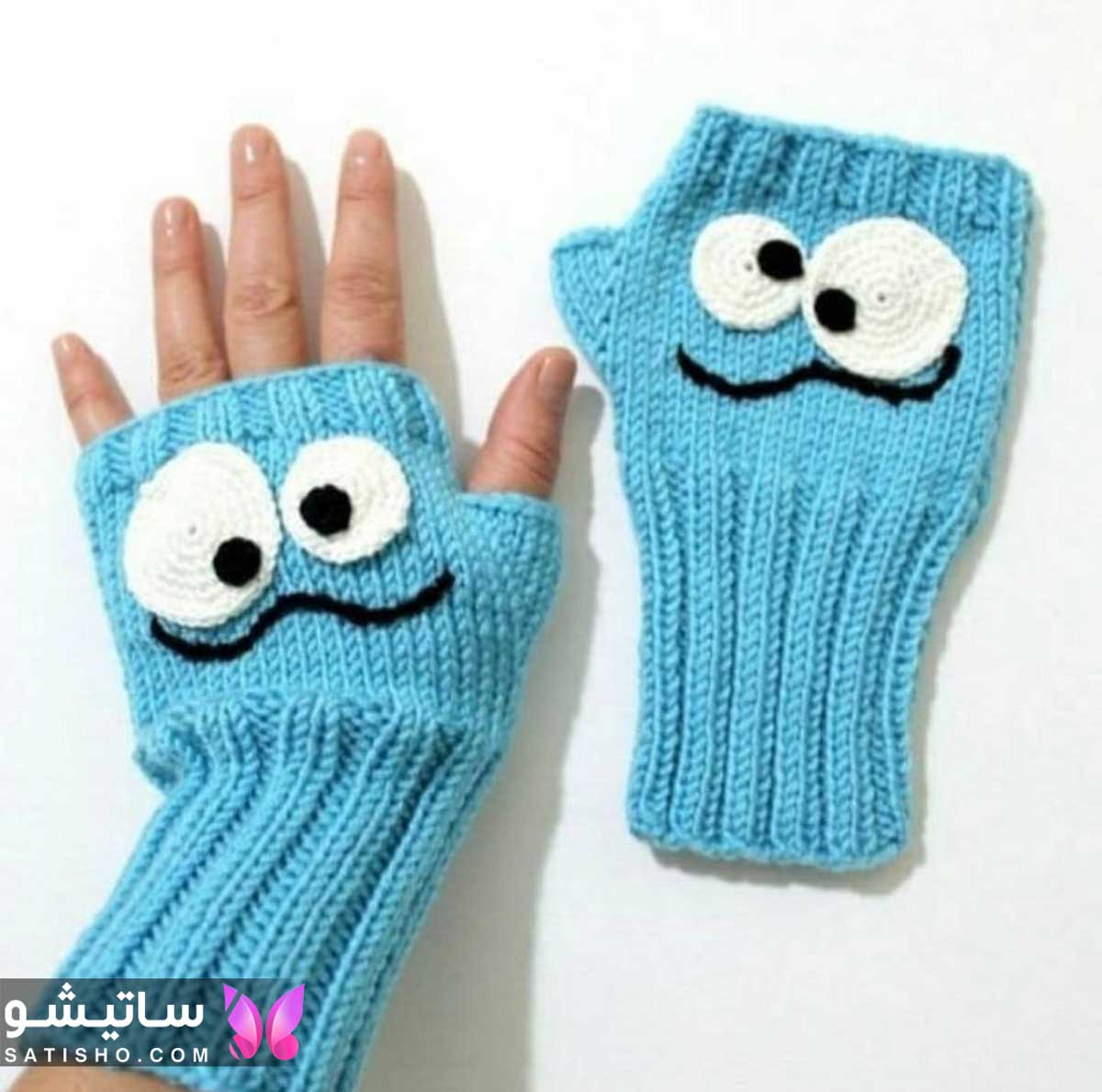 satisho12 - دستکش بافتنی بچه گانه، گرمای دلنشین در روزهای سرد برای دست بچه ها