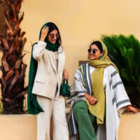 بهترین استایل مناسب با شال سبز