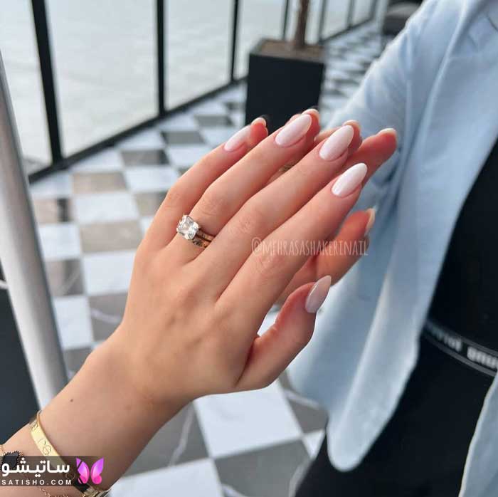 مدل ناخن های صورتی مینیمال کوتاه مدل ناخن های صورتی مینیمال کوتاه